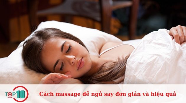 Lưu ý cách massage trước khi ngủ hiệu quả