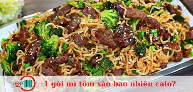 Mì xào bò rau củ