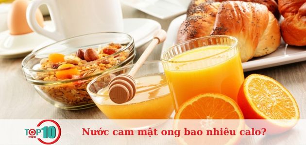 nước cam mật ong có thể giúp bạn giảm cân rất tốt