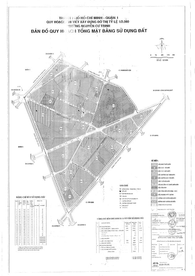 Bản đồ quy hoạch phân khu 1/2000