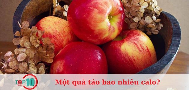 Táo có chứa lượng calo thấp