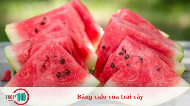 Những loại trái cây ít calo nhất dành cho người giảm cân