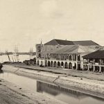 Ảnh cổ Đường Nguyễn Huệ vẫn còn là con kinh nam 1860, sau này Pháp lấp kinh xây dựng Đại Lộ Charner
