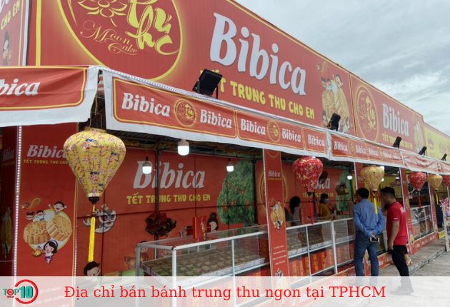 Cửa hàng bán bánh trung thu Bibica