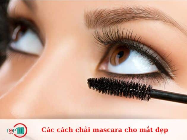 Các cách chải mascara cho mắt đẹp