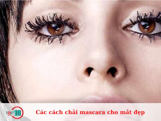 Các cách chải mascara cho mắt đẹp