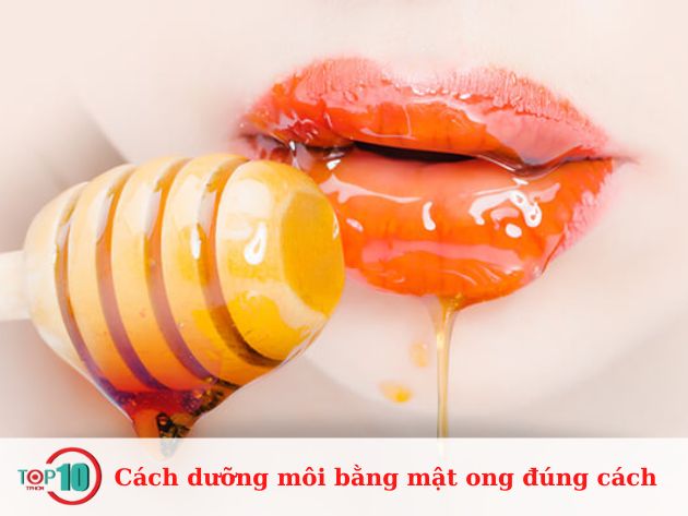 Cách dưỡng môi bằng mật ong đúng cách