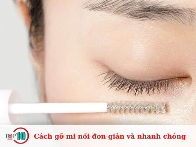 Cách gỡ mi nối đơn giản và nhanh chóng