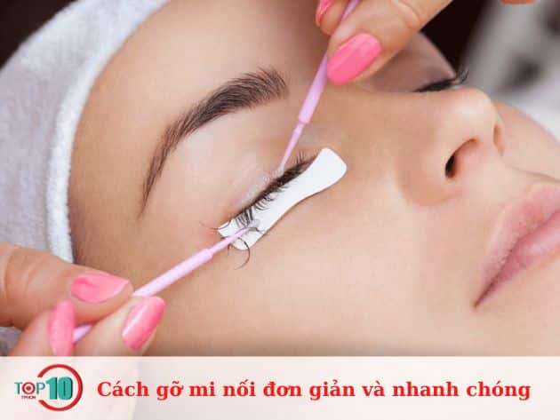 Cách gỡ mi nối đơn giản và nhanh chóng