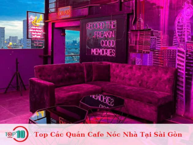 Top Các Quán Cafe Nóc Nhà Tại Sài Gòn