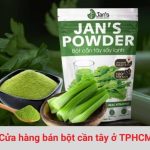 Cửa hàng bán bột cần tây ở TPHCM
