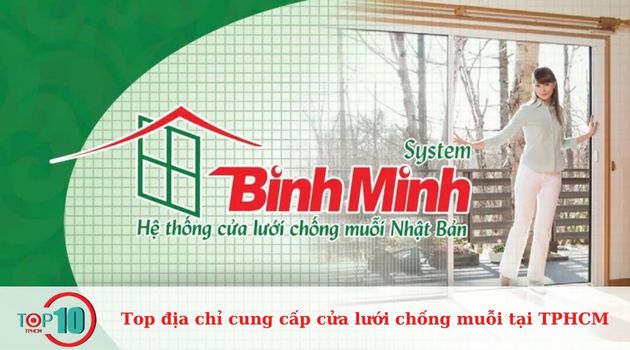 Cửa lưới chống muỗi Bình Minh