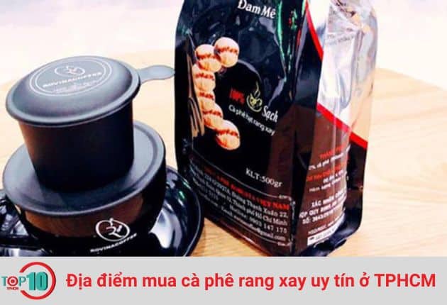 Rovina Coffee là một trong những chỗ mua cà phê rang xay nổi tiếng ở TPHCM