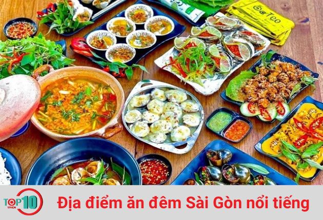 Quán ăn vặt đêm ở Sài Gòn Ốc Ấy