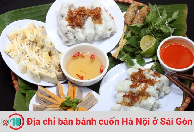 Địa chỉ bán bánh cuốn Hà Nội tại Sài Gòn ngon