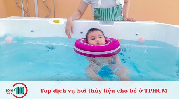 Top dịch vụ bơi thủy liệu cho bé tốt và uy tín ở TPHCM