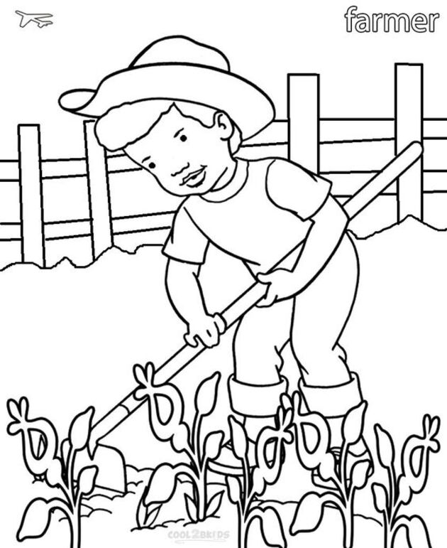 Vẽ tranh nghề nghiệp nông dân