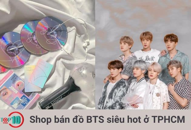 Shop bán đồ BTS siêu đẹp ở TPHCM