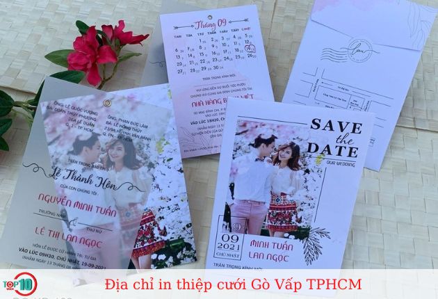 Thiệp cưới Ngọc Diễm