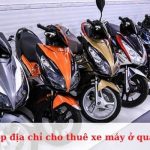 Top địa chỉ cho thuê xe máy ở quận Tân Phú uy tín, giá rẻ