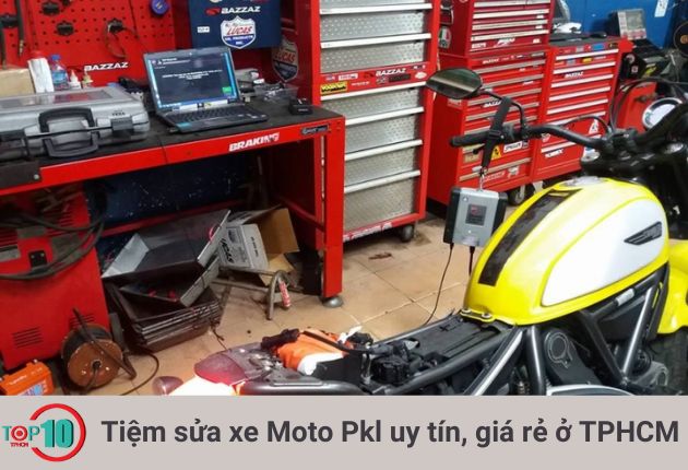 Top 6 Tiệm Sửa Xe Moto PKL Tại TPHCM Uy Tín, Giá Rẻ