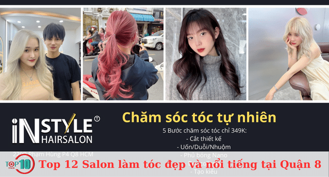 Top 12 Salon làm tóc đẹp và nổi tiếng tại Quận 8