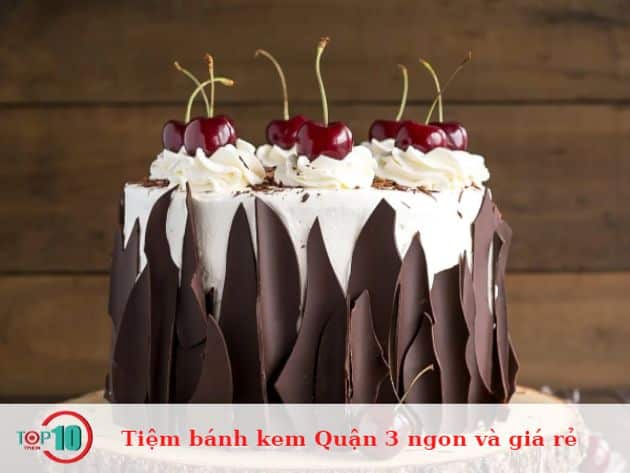 Tiệm bánh kem Quận 3 ngon và giá rẻ 