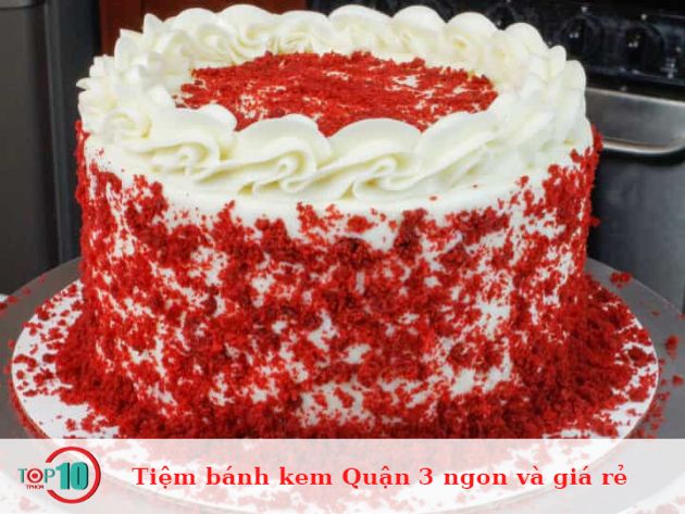 Tiệm bánh kem Quận 3 ngon và giá rẻ 