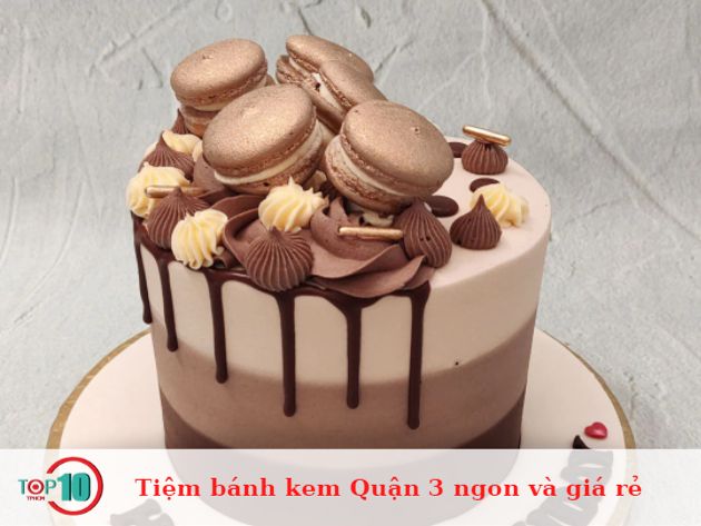 Tiệm bánh kem Quận 3 ngon và giá rẻ