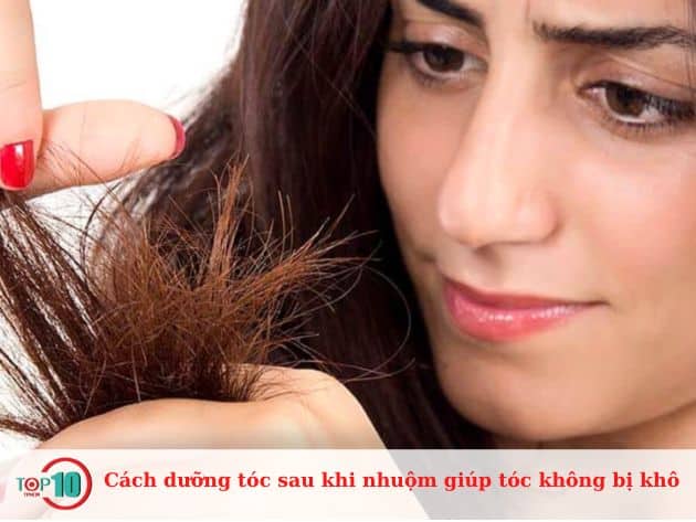Cách dưỡng tóc sau khi nhuộm giúp tóc không bị khô