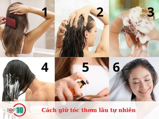 Cách giữ tóc thơm lâu tự nhiên