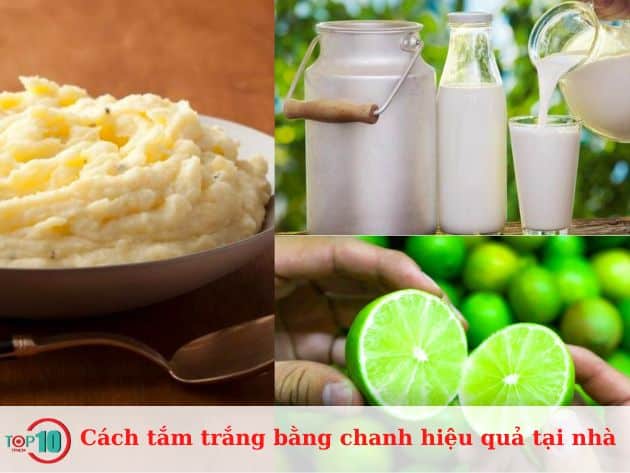 Cách tắm trắng bằng chanh hiệu quả tại nhà