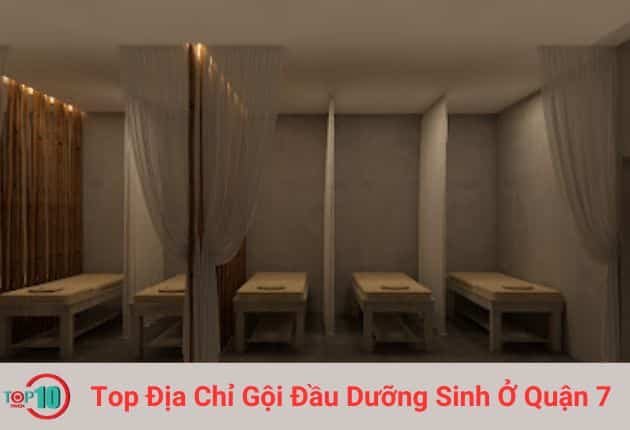 Không gian spa gội đầu dưỡng sinh của MOMIJI Spa | Nguồn: MOMIJI Spa