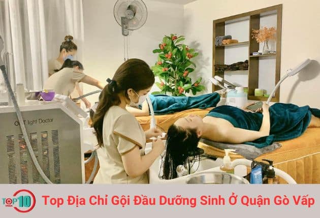 Gội đầu dưỡng sinh tại San Spa | Nguồn: San Spa