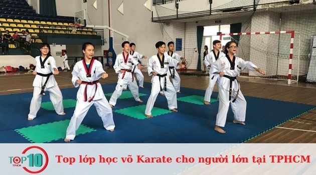 Top lớp học võ Karate cho người lớn tại TPHCM