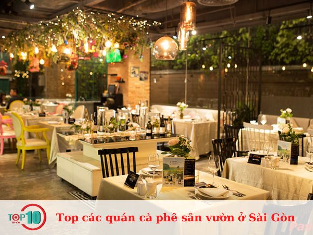 Top các quán cà phê sân vườn ở Sài Gòn