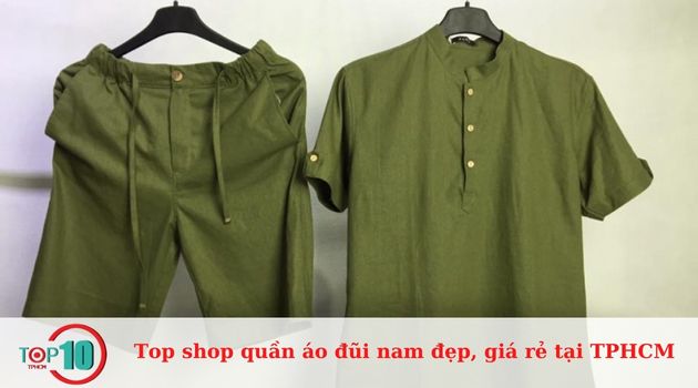 Top shop quần áo đũi nam đẹp, giá rẻ tại TPHCM