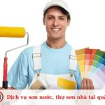 Dịch vụ sơn nước, thợ sơn nhà tại quận 6