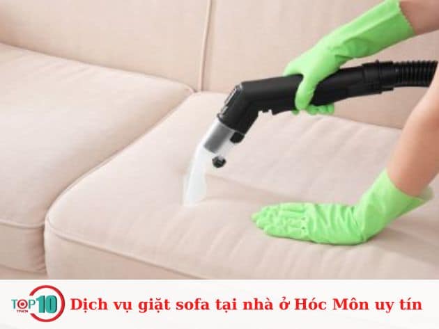 Dịch vụ giặt sofa tại nhà ở Hóc Môn uy tín