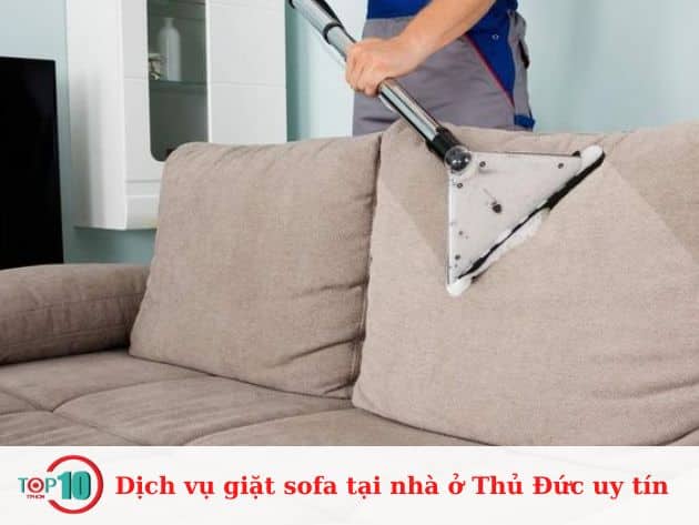 Dịch vụ giặt sofa tại nhà ở Thủ Đức uy tín