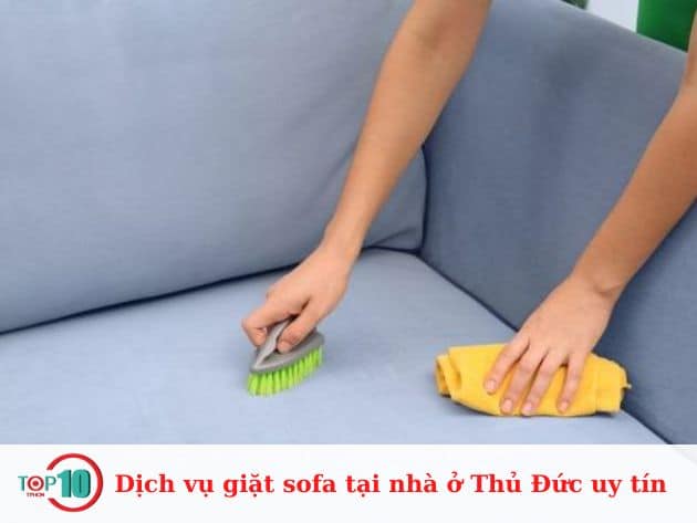 Dịch vụ giặt sofa tại nhà ở Thủ Đức uy tín