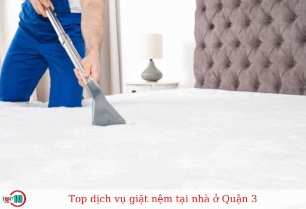 Dịch vụ giặt nệm tại nhà ở Quận 3