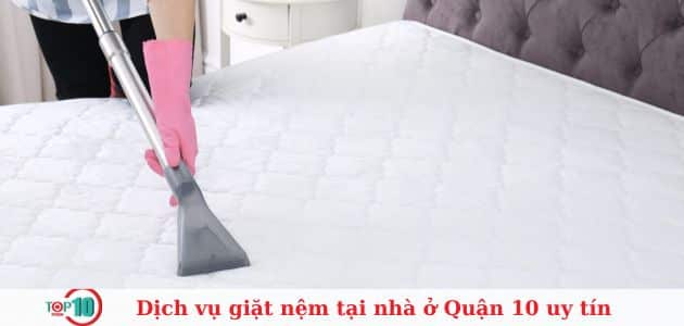 Top 9 dịch vụ giặt nệm tại nhà ở Quận 10 uy tín, giá rẻ nhất