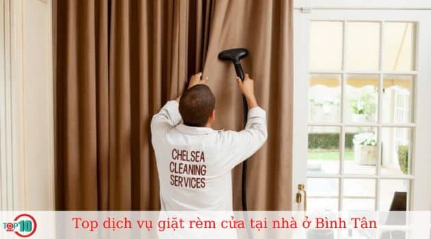 Dịch vụ giặt rèm cửa, màn cửa tại nhà ở Bình Tân