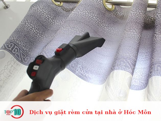 Dịch vụ giặt rèm cửa tại nhà ở Hóc Môn