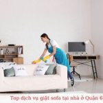 Dịch vụ giặt sofa tại nhà ở Quận 6