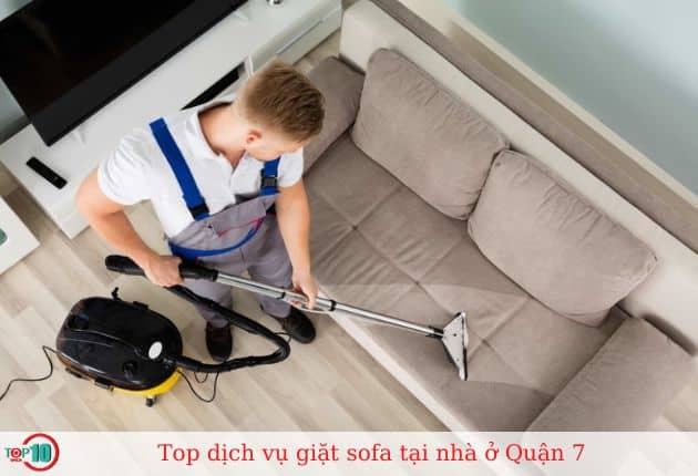 Dịch vụ giặt sofa tại nhà ở Quận 7