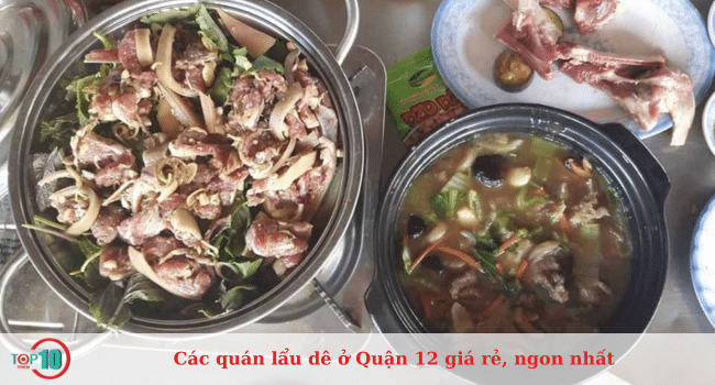 Top quán lẩu dê ở Quận 12 ngon và nổi tiếng nhất