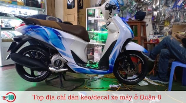 Tiệm dán xe Bình Decal