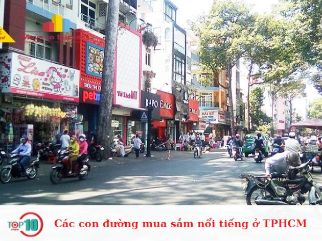 Các con đường mua sắm nổi tiếng ở TPHCM